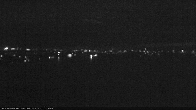 Lake Travis webcam, November 15, 2017 5:55 PM CT
