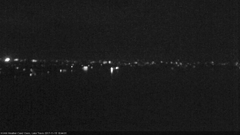Lake Travis webcam, November 15, 2017 6:00 PM CT