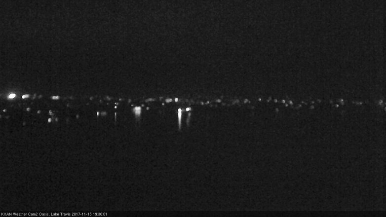 Lake Travis webcam, November 15, 2017 7:00 PM CT