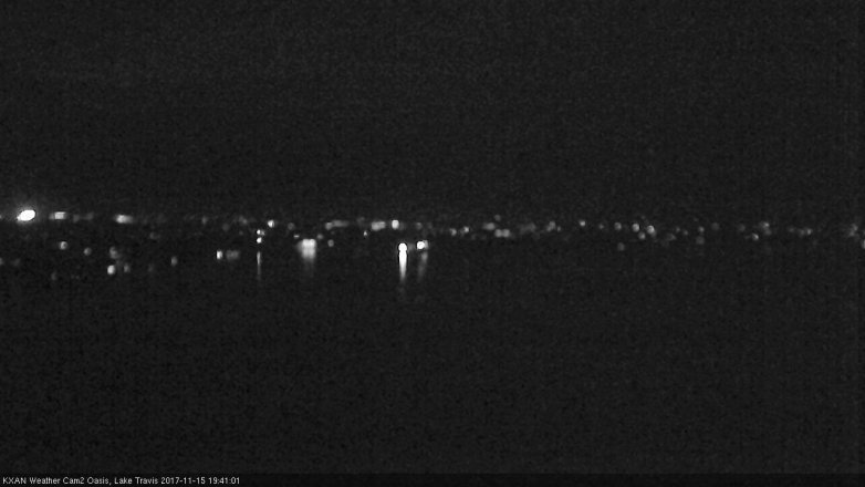 Lake Travis webcam, November 15, 2017 7:05 PM CT