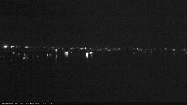 Lake Travis webcam, November 15, 2017 7:15 PM CT