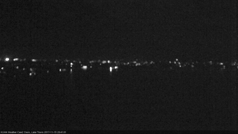 Lake Travis webcam, November 15, 2017 7:50 PM CT