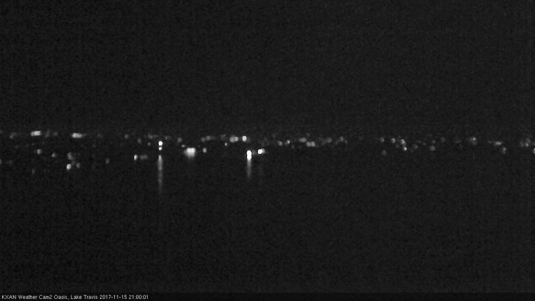 Lake Travis webcam, November 15, 2017 8:25 PM CT