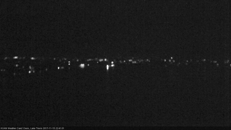 Lake Travis webcam, November 15, 2017 10:05 PM CT