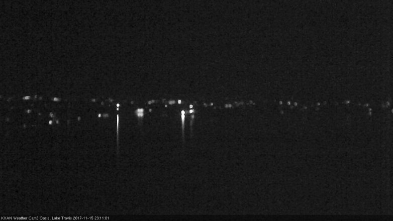Lake Travis webcam, November 15, 2017 10:20 PM CT