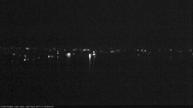 Lake Travis webcam, November 15, 2017 11:45 PM CT
