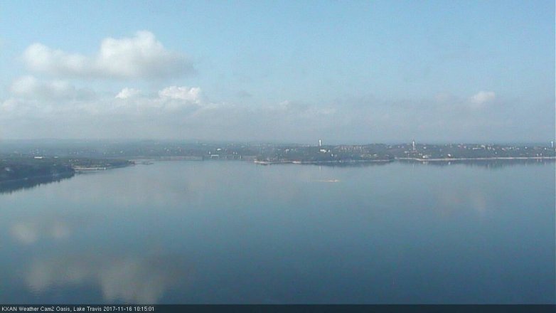 Lake Travis webcam, November 16, 2017 9:35 AM CT