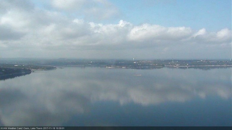 Lake Travis webcam, November 16, 2017 9:55 AM CT