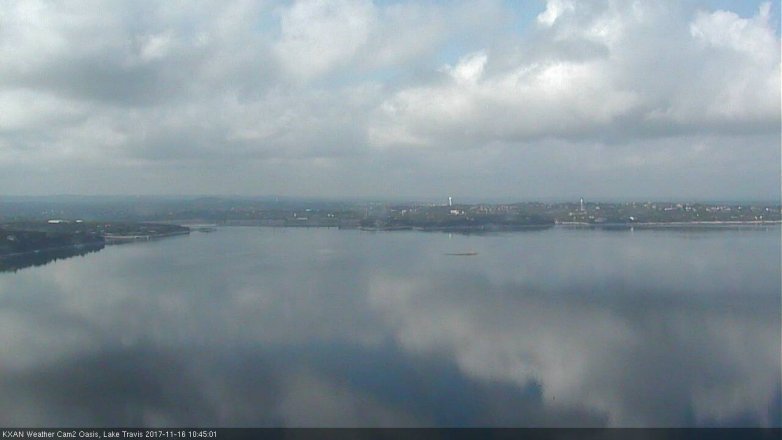 Lake Travis webcam, November 16, 2017 10:15 AM CT