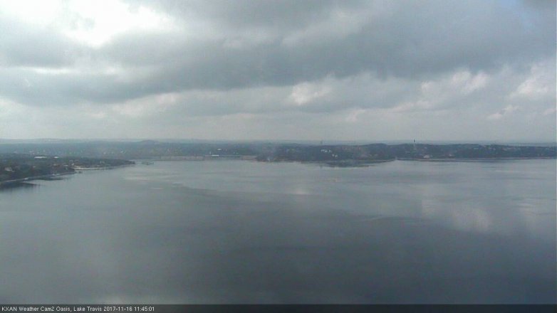 Lake Travis webcam, November 16, 2017 10:50 AM CT