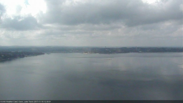 Lake Travis webcam, November 16, 2017 11:40 AM CT