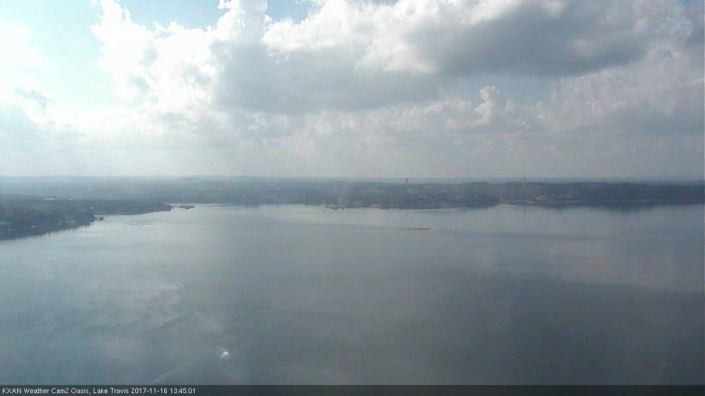 Lake Travis webcam, November 16, 2017 12:50 PM CT