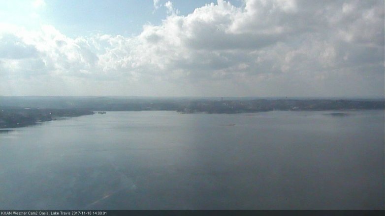 Lake Travis webcam, November 16, 2017 1:05 PM CT