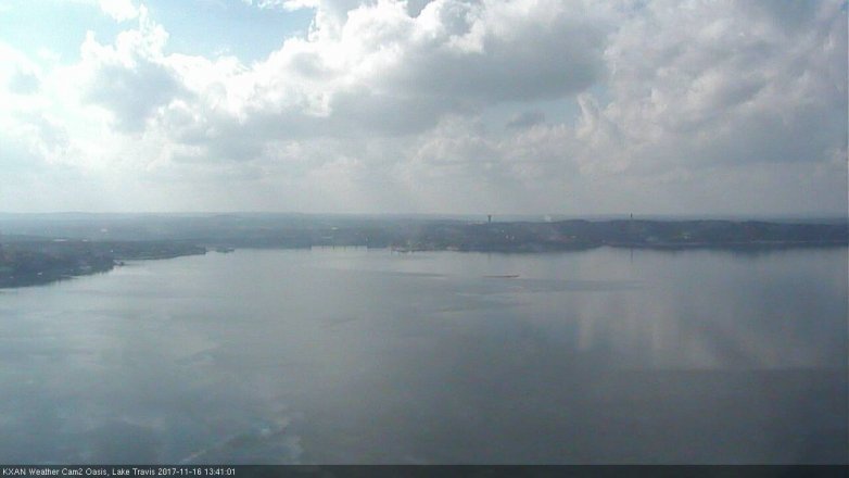 Lake Travis webcam, November 16, 2017 1:10 PM CT