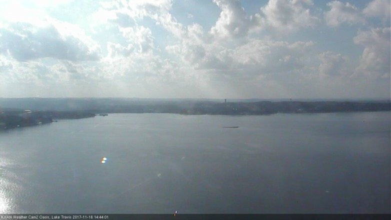 Lake Travis webcam, November 16, 2017 1:50 PM CT