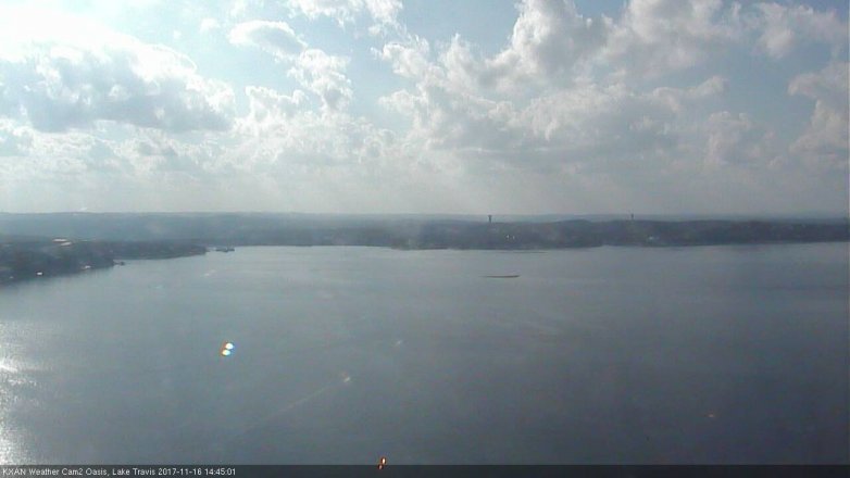 Lake Travis webcam, November 16, 2017 2:00 PM CT
