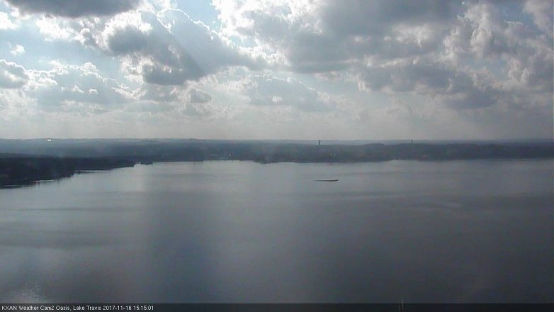 Lake Travis webcam, November 16, 2017 2:20 PM CT