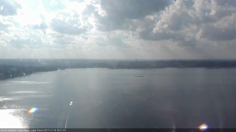 Lake Travis webcam, November 16, 2017 2:25 PM CT