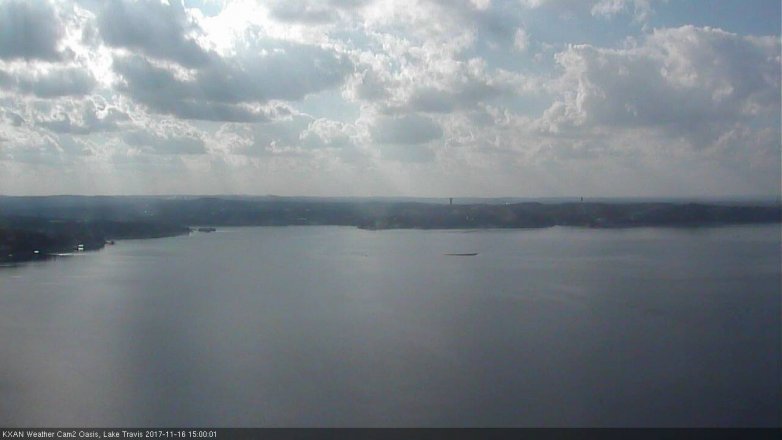 Lake Travis webcam, November 16, 2017 2:30 PM CT
