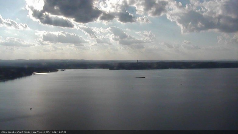 Lake Travis webcam, November 16, 2017 3:05 PM CT
