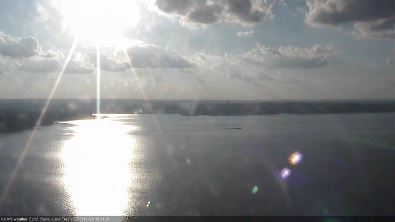 Lake Travis webcam, November 16, 2017 3:30 PM CT