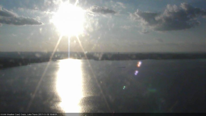 Lake Travis webcam, November 16, 2017 3:55 PM CT