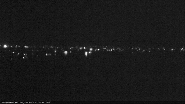 Lake Travis webcam, November 16, 2017 6:15 PM CT