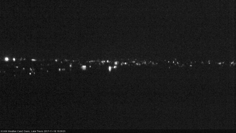 Lake Travis webcam, November 16, 2017 6:55 PM CT