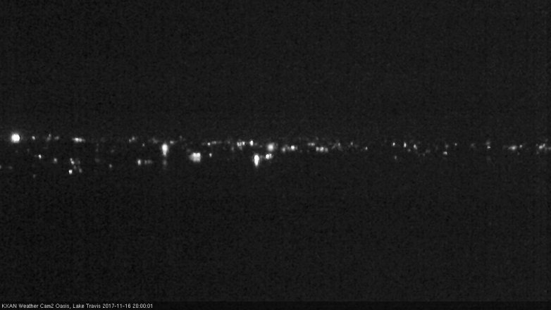 Lake Travis webcam, November 16, 2017 7:10 PM CT