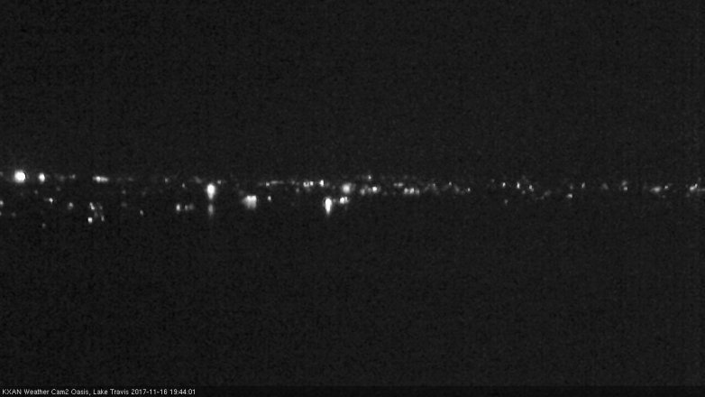 Lake Travis webcam, November 16, 2017 7:15 PM CT
