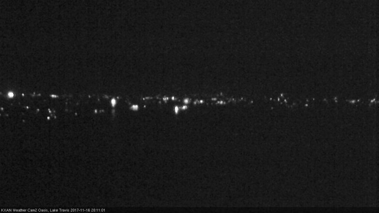 Lake Travis webcam, November 16, 2017 7:35 PM CT