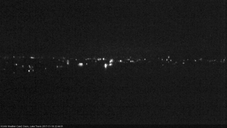 Lake Travis webcam, November 16, 2017 9:55 PM CT