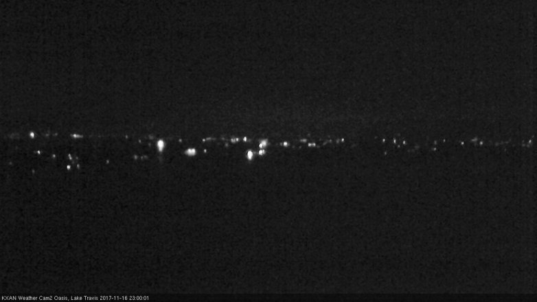 Lake Travis webcam, November 16, 2017 10:10 PM CT