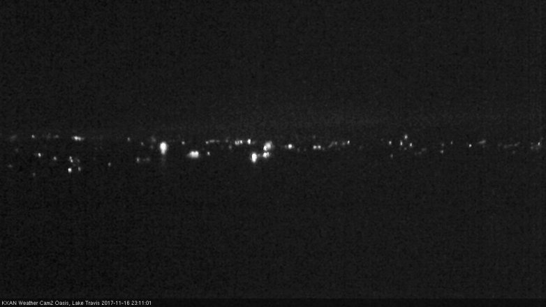 Lake Travis webcam, November 16, 2017 10:25 PM CT