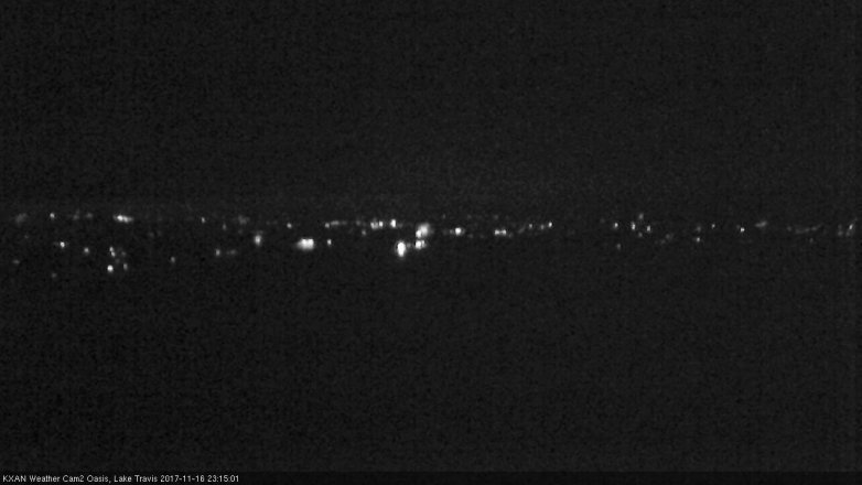 Lake Travis webcam, November 16, 2017 10:30 PM CT