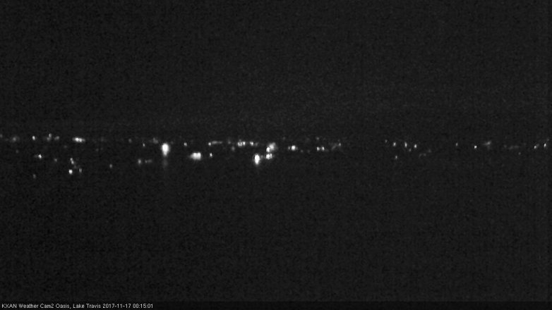 Lake Travis webcam, November 16, 2017 11:35 PM CT