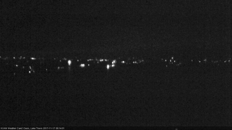 Lake Travis webcam, November 16, 2017 11:45 PM CT