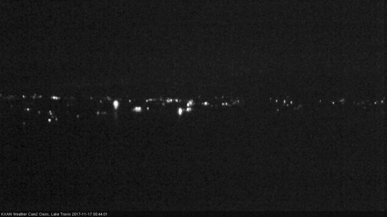 Lake Travis webcam, November 16, 2017 11:55 PM CT