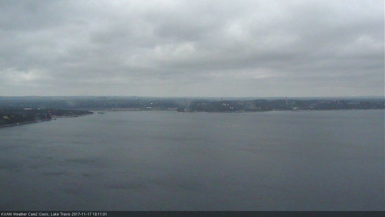 Lake Travis webcam, November 17, 2017 9:25 AM CT