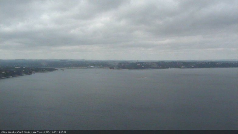 Lake Travis webcam, November 17, 2017 9:50 AM CT
