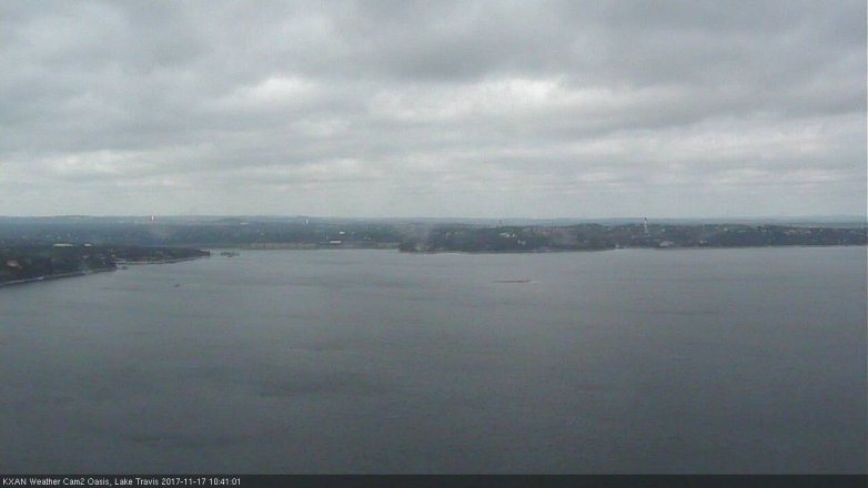 Lake Travis webcam, November 17, 2017 10:00 AM CT