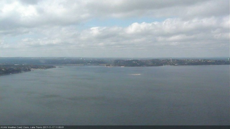Lake Travis webcam, November 17, 2017 10:20 AM CT