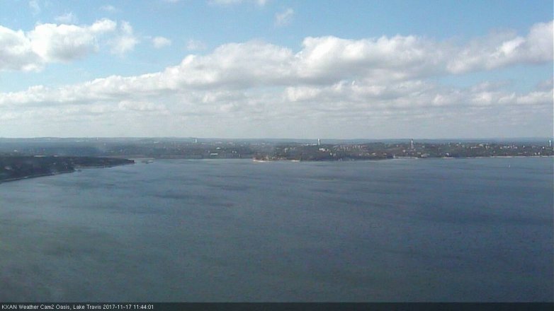 Lake Travis webcam, November 17, 2017 10:50 AM CT