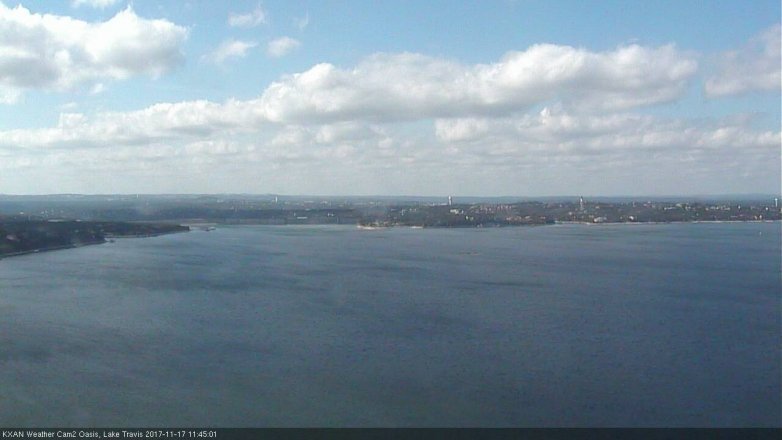 Lake Travis webcam, November 17, 2017 11:15 AM CT
