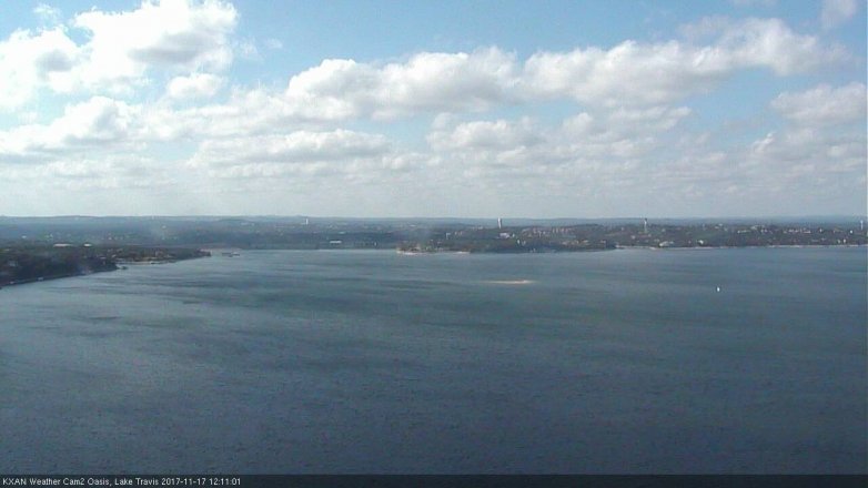 Lake Travis webcam, November 17, 2017 11:25 AM CT