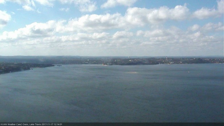 Lake Travis webcam, November 17, 2017 11:35 AM CT