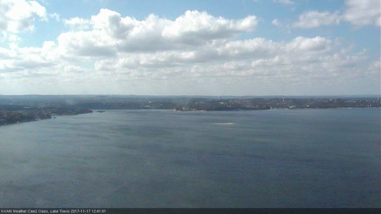 Lake Travis webcam, November 17, 2017 11:45 AM CT