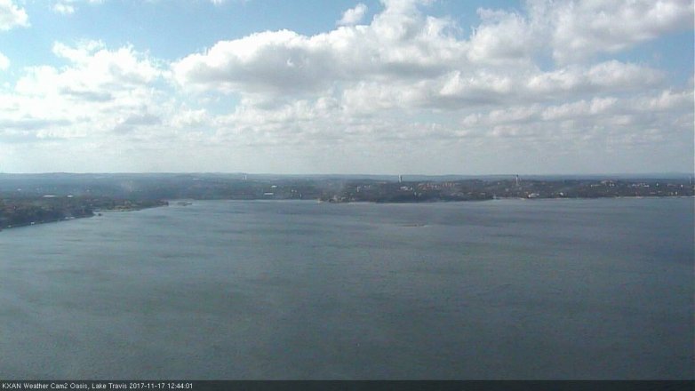 Lake Travis webcam, November 17, 2017 12:15 PM CT
