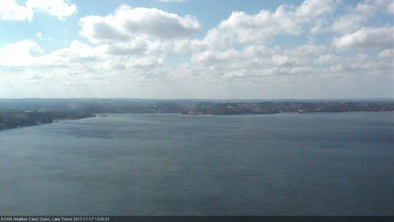 Lake Travis webcam, November 17, 2017 12:25 PM CT