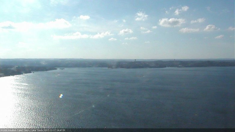 Lake Travis webcam, November 17, 2017 1:55 PM CT